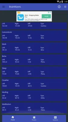 Brain Waves android App screenshot 0