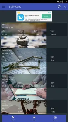 Brain Waves android App screenshot 2